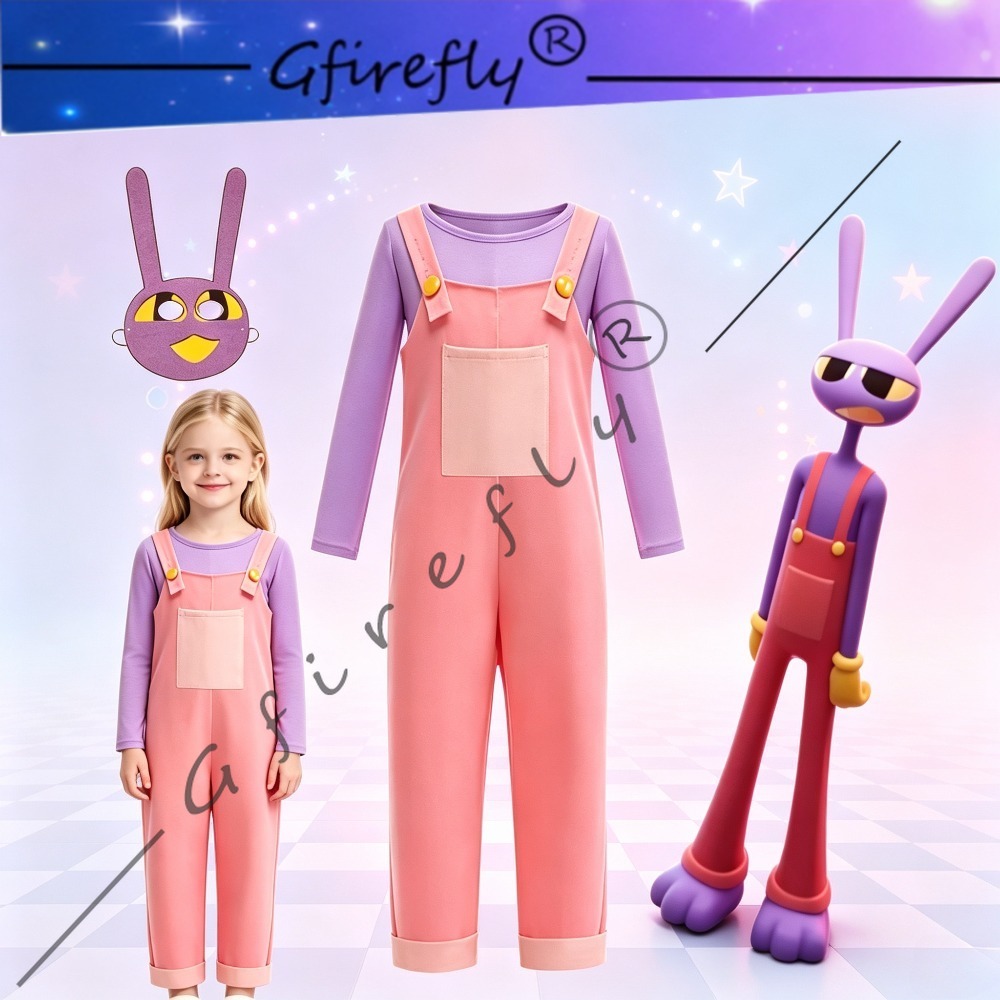 Anime Merchandise Online - Circus Jax Çocuk Cosplay Kostümü İki