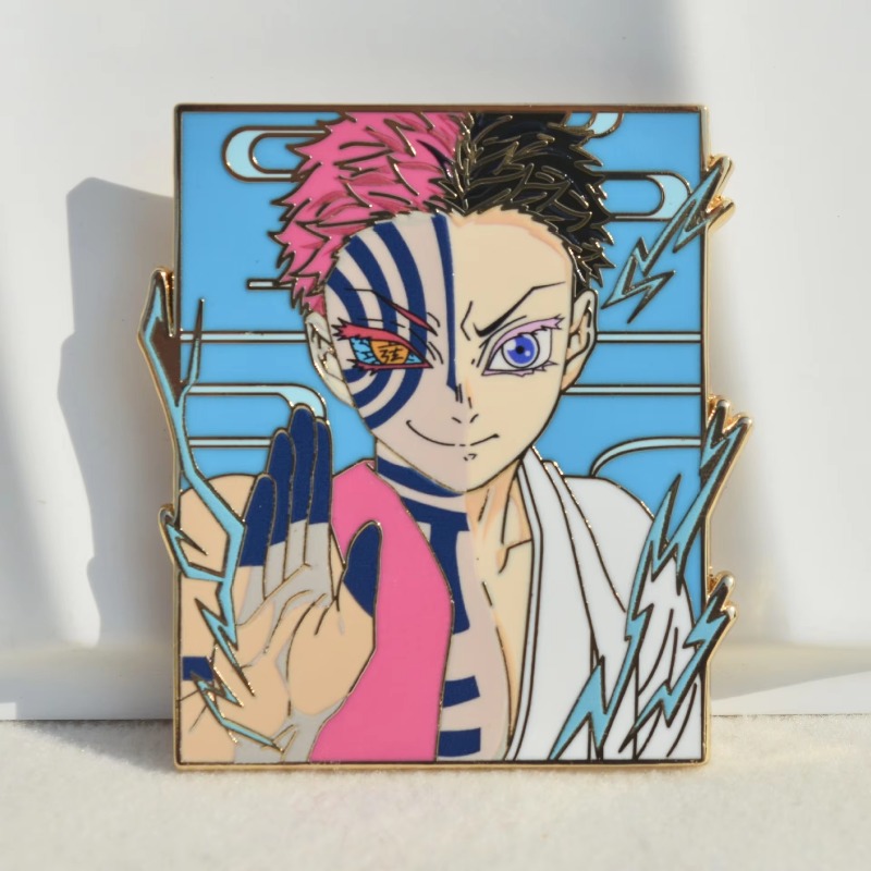 Enamel Pin Set - İblis Avcısı Kimetsu no Yaiba Akaza