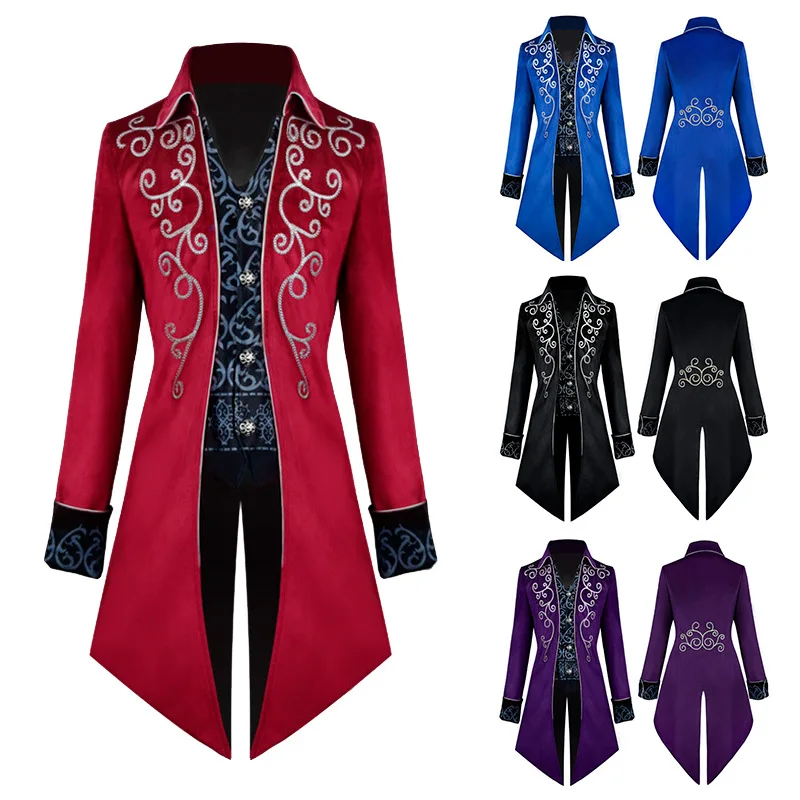 Windbreaker Anime Merchandise - Ortaçağ smokin Steampunk Vintage victoria uzun