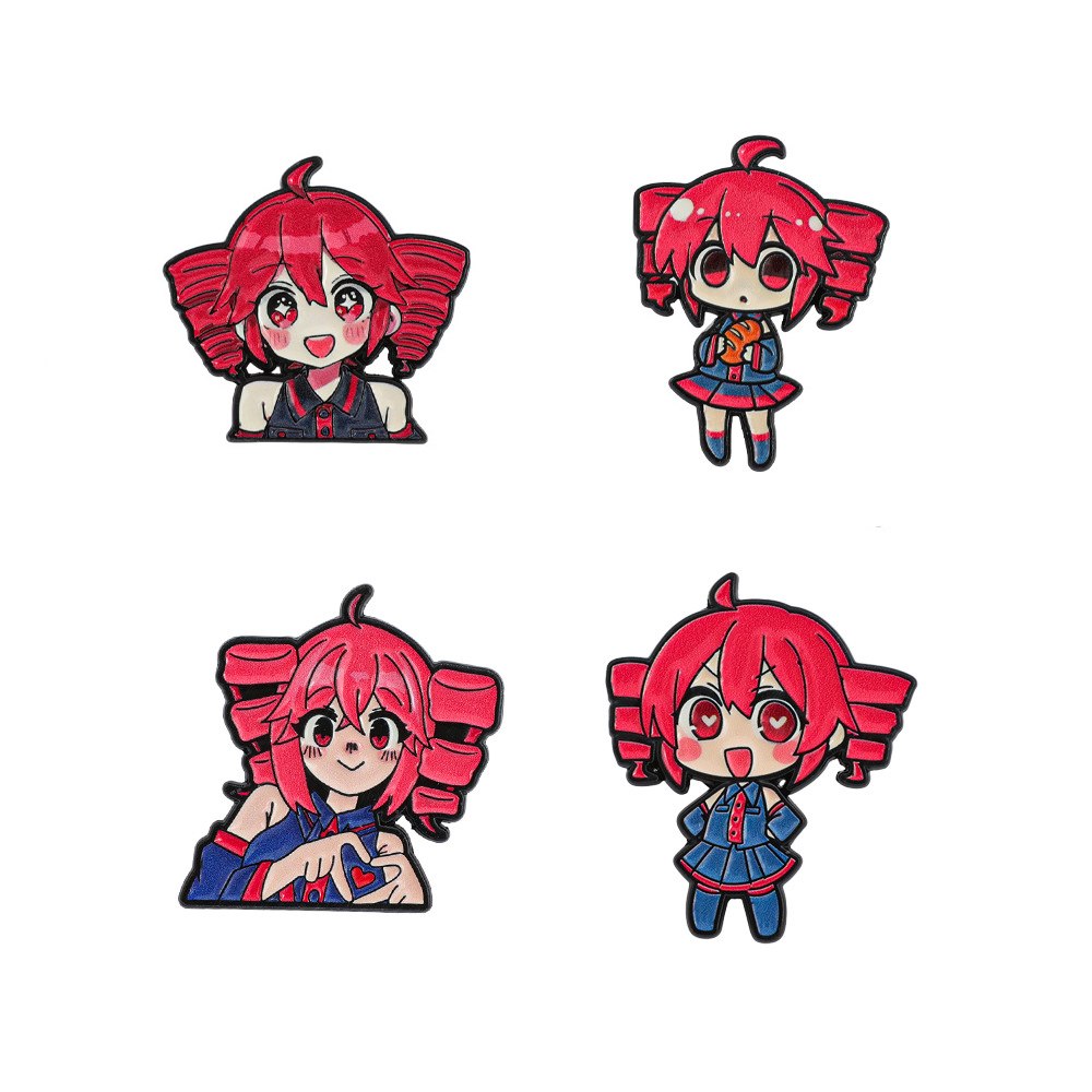4 adet Anime Sevimli Karikatür - Enamel Pin Set incelemesi ve fiyatı