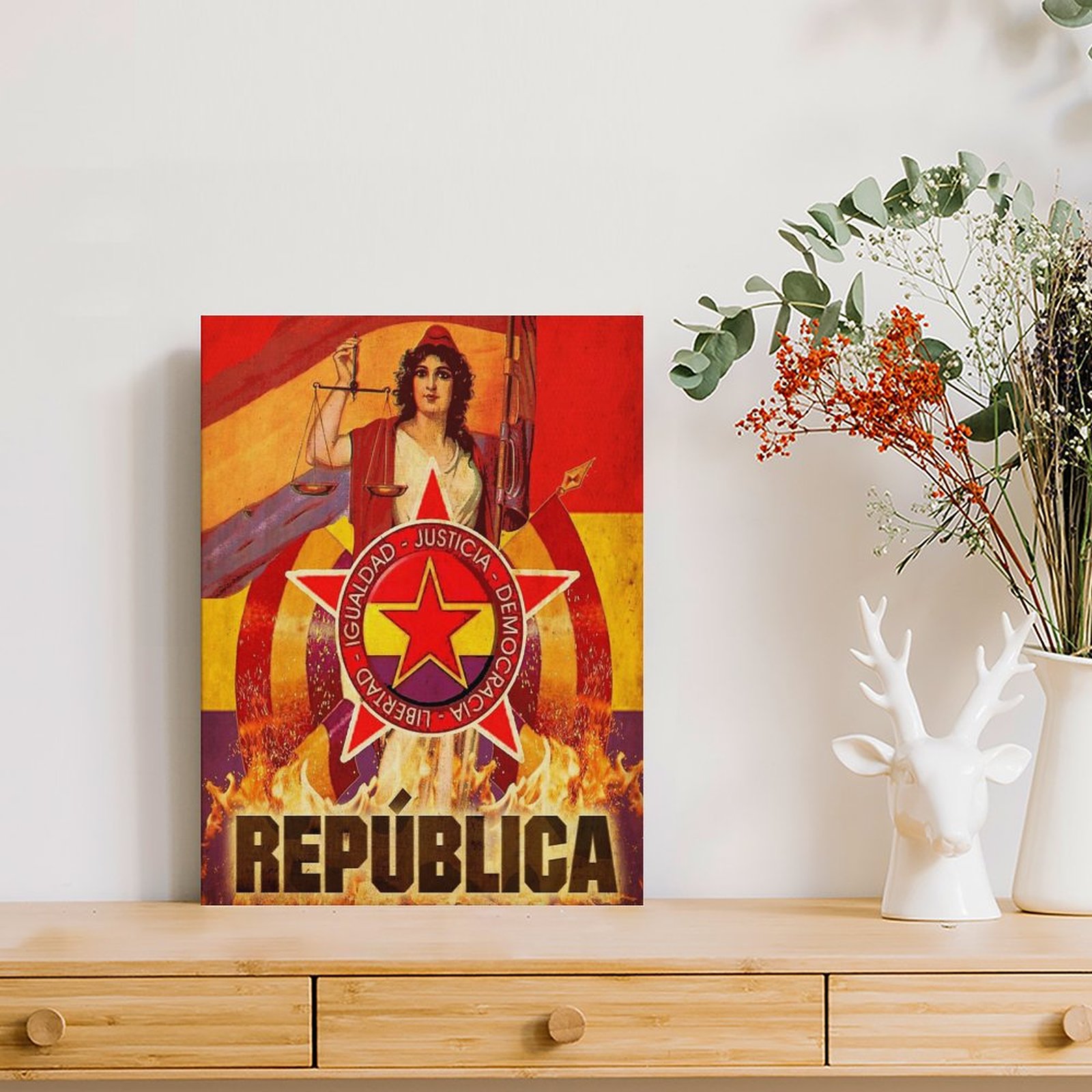 Hiçbir Pasaran İspanyol Devrim - Art Print Framed incelemesi ve fiyatı