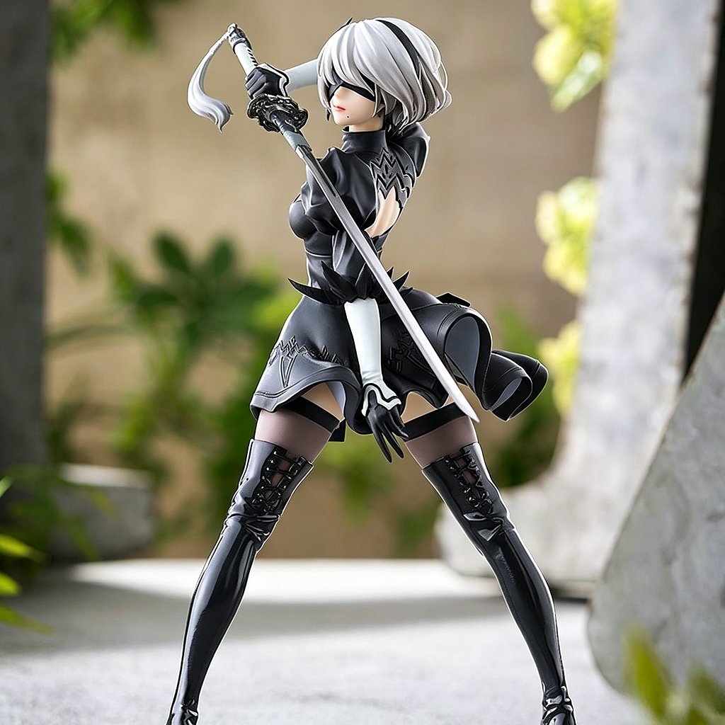 Sıcak Fırsat 18CM Yorha 2B Siy - Anime Merchandise For Sale incelemesi ve fiyatı