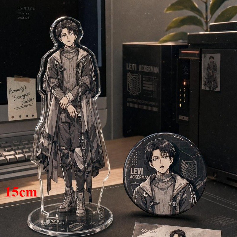Levi Ackerman Akrilik Stand Fi - Windbreaker Anime Merchandise incelemesi ve fiyatı