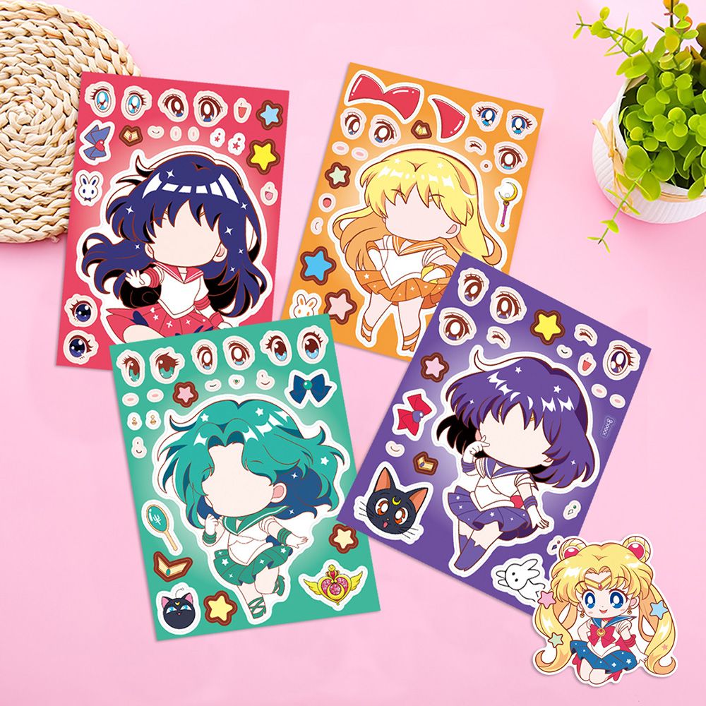 8/16 adet Sailor Moon yüz deği - Anime Poster Print incelemesi ve fiyatı