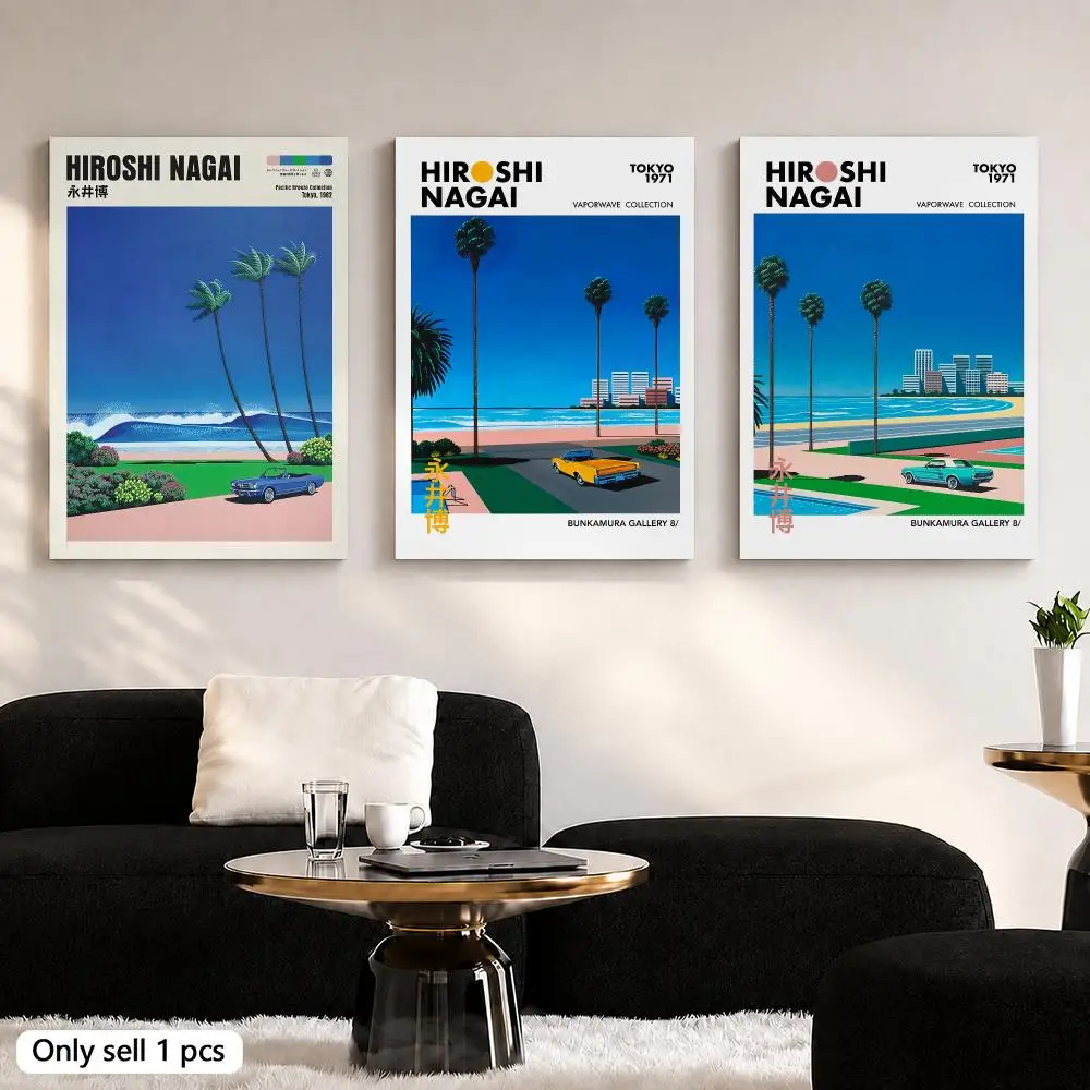 H-Hiroshi Nagai Kıyı Şehri Man - Art Print Framed incelemesi ve fiyatı
