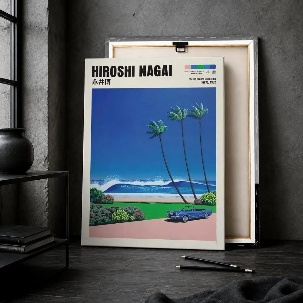 H-Hiroshi Nagai Kıyı Şehri Man - Art Print Framed incelemesi ve fiyatı