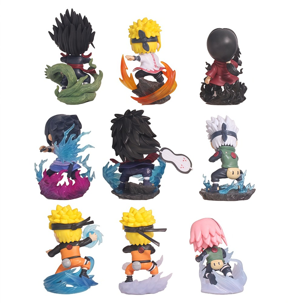 1-9 Çeşit Naruto Q-versiyon Fi - Anime Merchandise Box Set incelemesi ve fiyatı