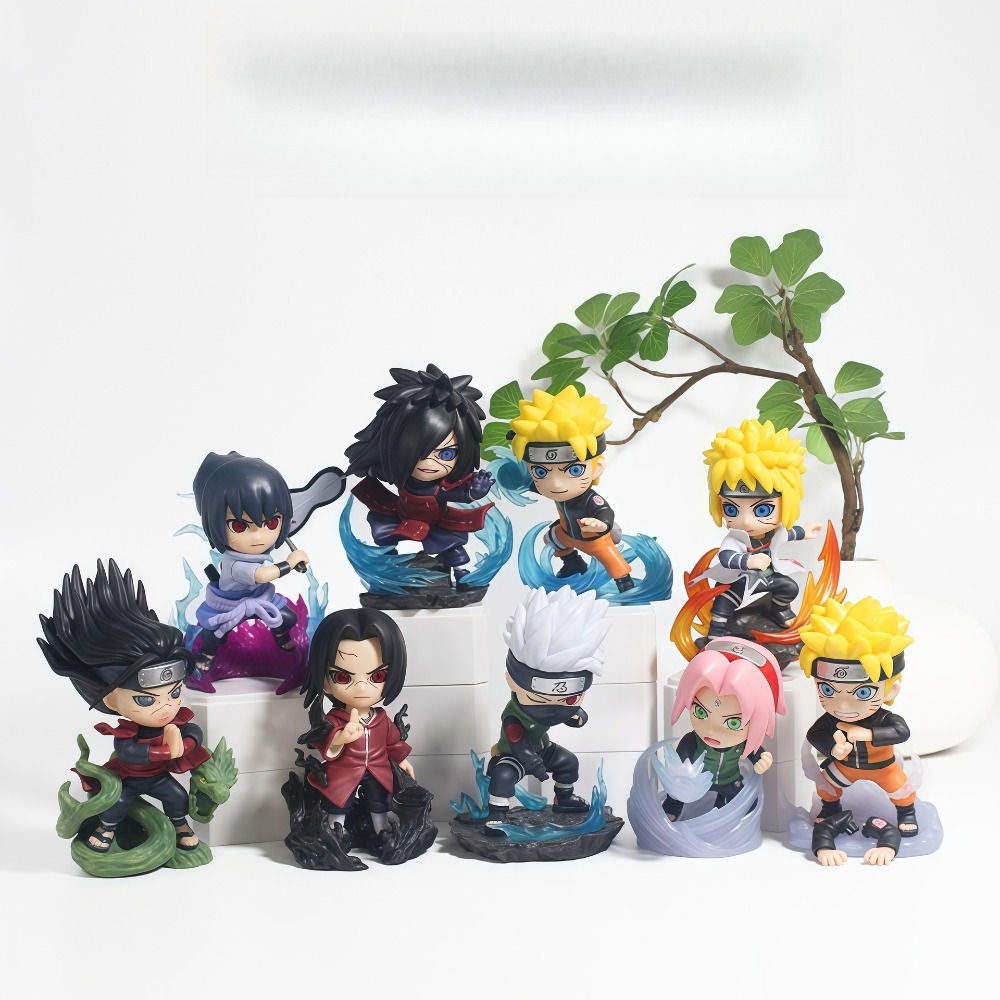 1-9 Çeşit Naruto Q-versiyon Fi - Anime Merchandise Box Set incelemesi ve fiyatı