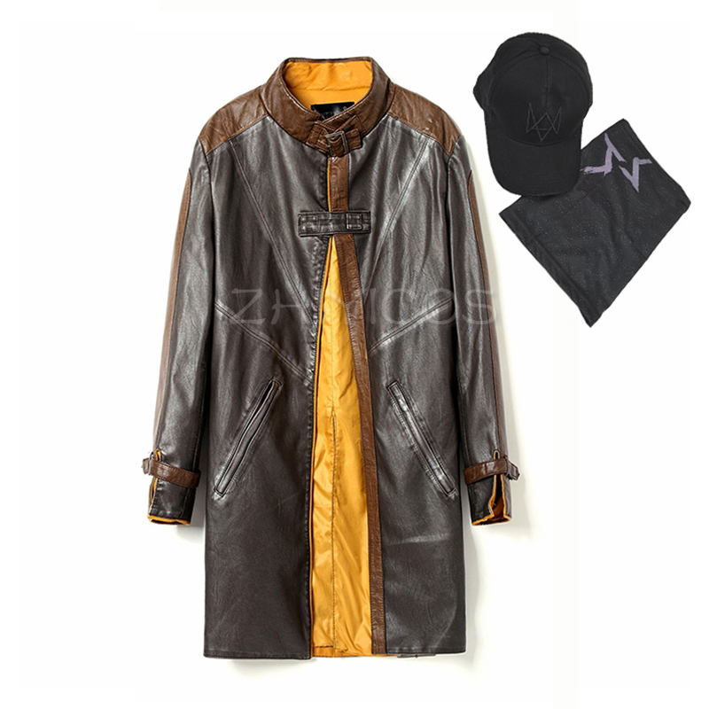 Aiden Pearce Cosplay Kostüm PU - Windbreaker Anime Merchandise incelemesi ve fiyatı