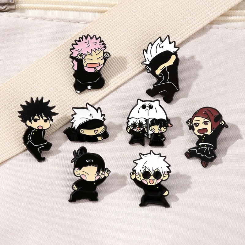 8 adet Anime Itadori Yuji Emay - Enamel Pin Set incelemesi ve fiyatı