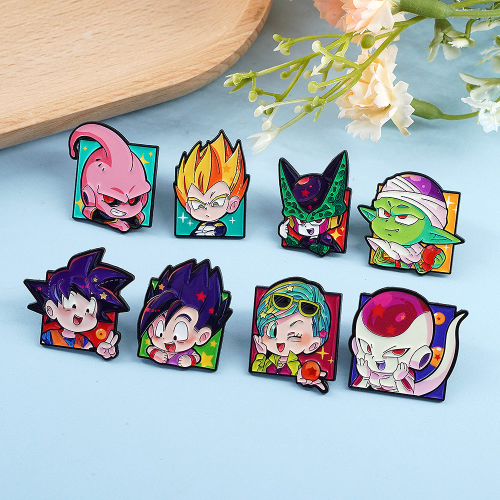 8 Adet Chibi Goku Karakter Ema - Enamel Pin Set incelemesi ve fiyatı